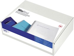 Draadrug GBC 6mm 34-rings A4 zilver 100 stuks