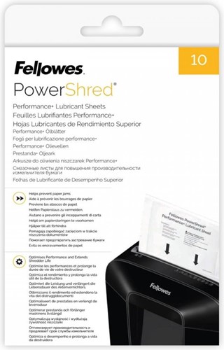 Olie voor papiervernietiger sheet Fellowes 10vel