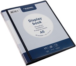 Showmap Europel Frontview A5 20-tassen antraciet