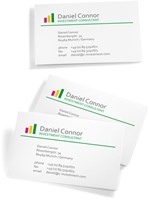 Visitekaart Sigel 85x55mm blanco 190gr  afgeronde hoeken wit 100 stuks-4