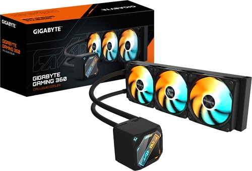 GIGABYTE GAMING 360 Processor Alles-in-één vloeistofkoeler 12 cm Zwart 1 stuk(s)