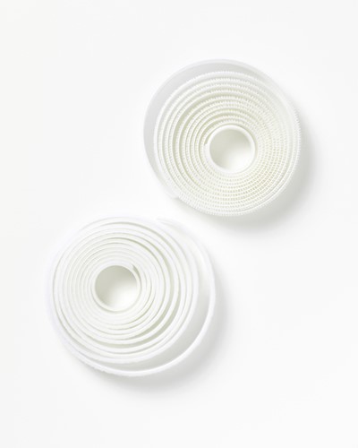 Klittenband Folia 20mmx2m wit 2 rollen-3