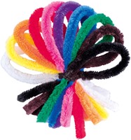 Chenilledraad Folia 50cm 8mm doorsnede 10 stuks assorti-2