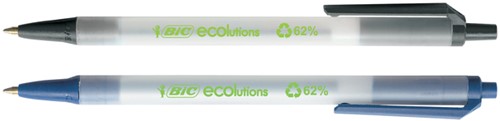 Balpen Bic Ecolutions medium zwart-2
