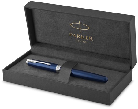 Vulpen Parker Sonnet blue lacquer CT medium-2