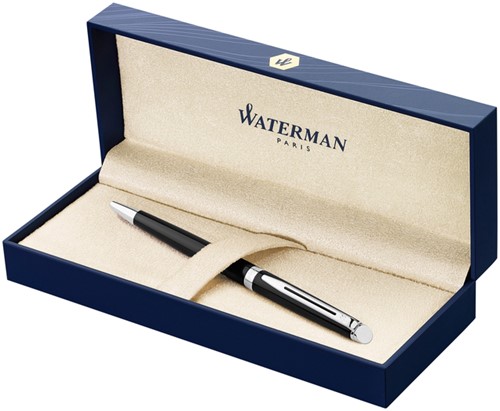 Balpen Waterman Hémisphère black lacquer CT medium-3
