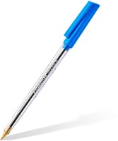 Balpen Staedtler Stick 430 blauw medium-2