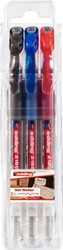 Gelschrijver edding 2185 medium assorti set à 3 stuks