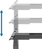 Samengesteld Zit-/staframe elektrisch verstelbaar 160x80cm-3