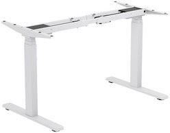 Zit-/staframe elektrisch verstelbaar 62-128cm 2 motoren wit