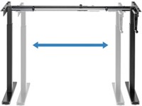 Zit-/staframe handmatig verstelbaar 70-118cm slinger zwart-2