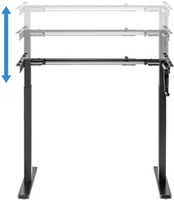 Zit-/staframe handmatig verstelbaar 70-118cm slinger zwart-3