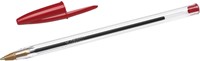 Balpen Bic Cristal medium rood-2