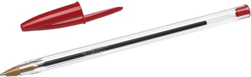Balpen Bic Cristal medium rood-2