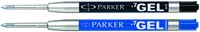 Gelschrijvervulling Parker Quink medium blauw blister à 1 stuk-3