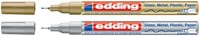 Paintmarker Edding 780 op oliebasis 0.8mm zilver blister à 1 stuk-2