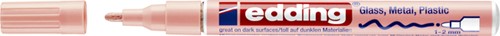 Paintmarker edding 751 op oliebasis 1-2mm pastel roze