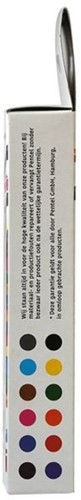 Brushpen Pentel SES15C Sign Artist standaardkleuren 12 stuks-2