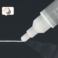 Viltstift Nobo glasbord wit 4 stuks-2