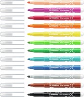 Viltstift STABILO Trio Jumbo 380/12 extra large assorti 12 stuks-1