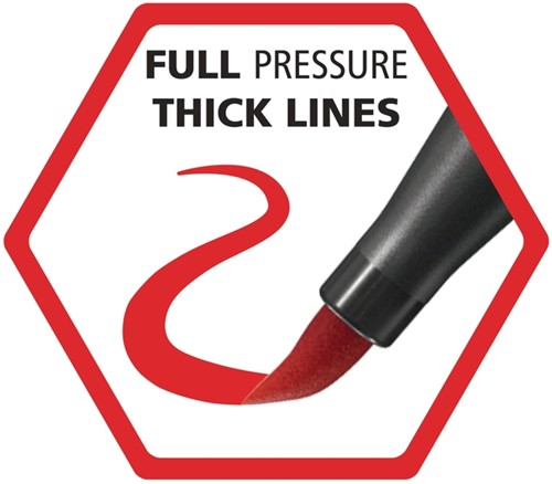 Brushstift STABILO Pen 568/50 donkerrood-3