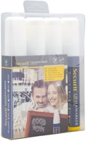 Krijtstift Securit SMA-720 blok wit 7-15mm blister à 4 stuks-2