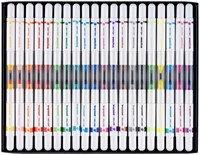 Viltstift Bruynzeel Kids Twin Point set à 20 kleuren-2