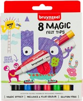 Viltstift Bruynzeel Kids Magic assorti 8 stuks