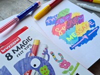 Viltstift Bruynzeel Kids Magic set à 8 kleuren-1