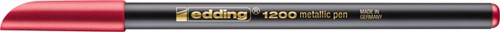 Fineliner edding 1200 072 fijn metallic rood-3