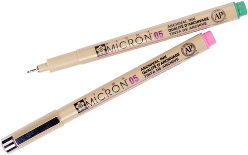 Fineliner Sakura Pigma Micron 05 0.45mm set à 9 kleuren-2
