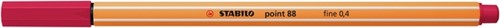 Fineliner STABILO point 88/50 fijn donkerrood-2