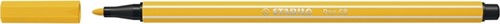 Viltstift STABILO Pen 68/44 medium geel