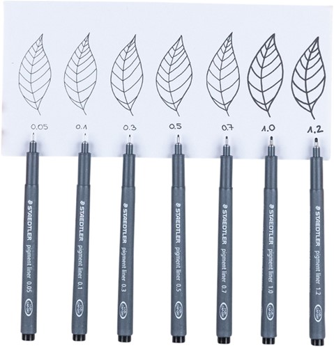 Fineliner Staedtler Pigment 308 zwart 0.8mm-4