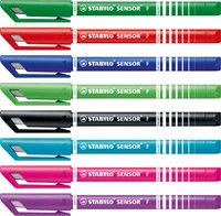 Fineliner STABILO Sensor 189/8 fijn assorti etui à 8 stuks-2