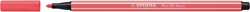 Viltstift STABILO Pen 68/040 medium neon rood