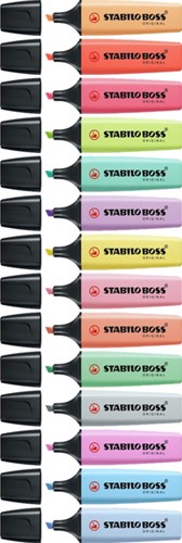 Markeerstift STABILO BOSS Original 70/8 pastel assorti etui à 8 stuks-3