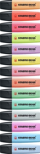 Markeerstift STABILO BOSS Original 70/15 pastel assorti deskset à 15st-2