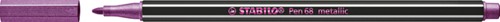Viltstift STABILO Pen 68/856 medium metallic roze