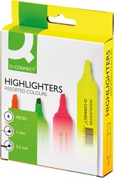 Markeerstift Q-Connect assorti p/4