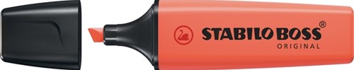Markeerstift STABILO BOSS Original 70/140 pastel zacht koraalrood