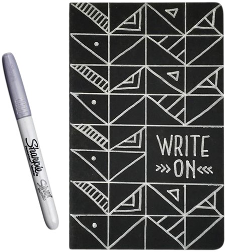 Viltstift Sharpie rond fijn metallic goud blister à 1 stuk-3