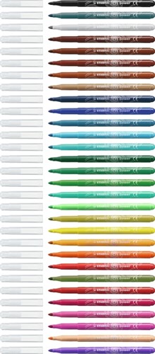 Viltstift STABILO power 280/12 assorti etui à 12 stuks-1