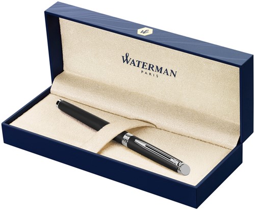 Rollerpen Waterman Hémisphère matte black CT fijn-3