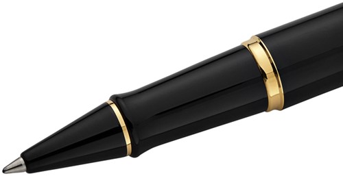 Rollerpen Waterman Expert black lacquer GT fijn-1