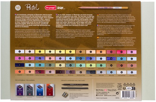 Kleurpotloden Bruynzeel 8840 Design pastel 48stuks assorti-3
