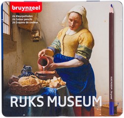 Kleurpotloden Bruynzeel Rijksmuseum Johannes Vermeer ass blik à 24st