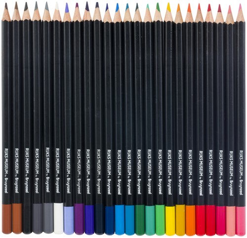 Kleurpotlood Bruynzeel Rijksmuseum Johannes Vermeer blik à 24 kleuren-2