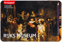 Kleurpotloden Bruynzeel Rijksmuseum Rembrandt van Rijn ass blik à 50st