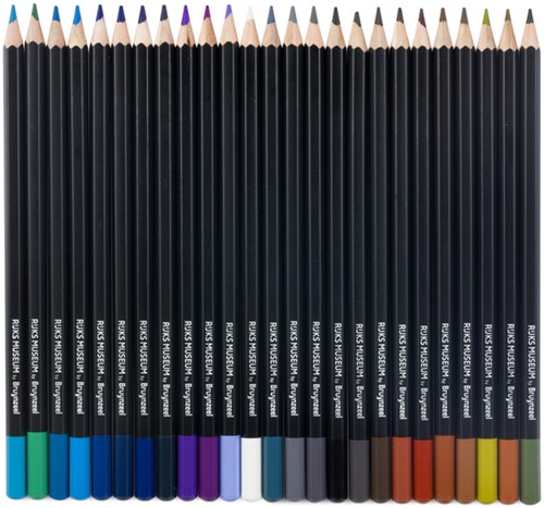 Kleurpotlood Bruynzeel Rijksmuseum Rembrandt van Rijn blik à 50 kleuren-3